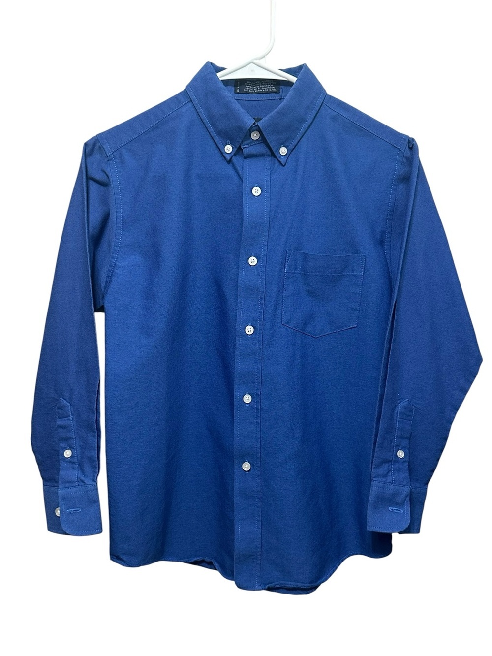 Izod Button-Down Dress Shirt in Blue